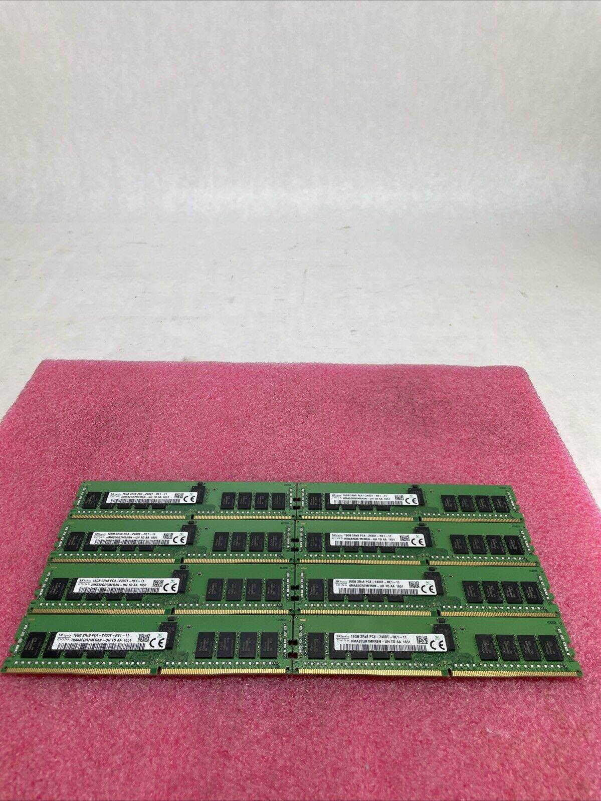 SK Hynix 16GB 2Rx8 PC4-2400T HMAGR7MFR8N-UH TD AA 1651 Lot of 8
