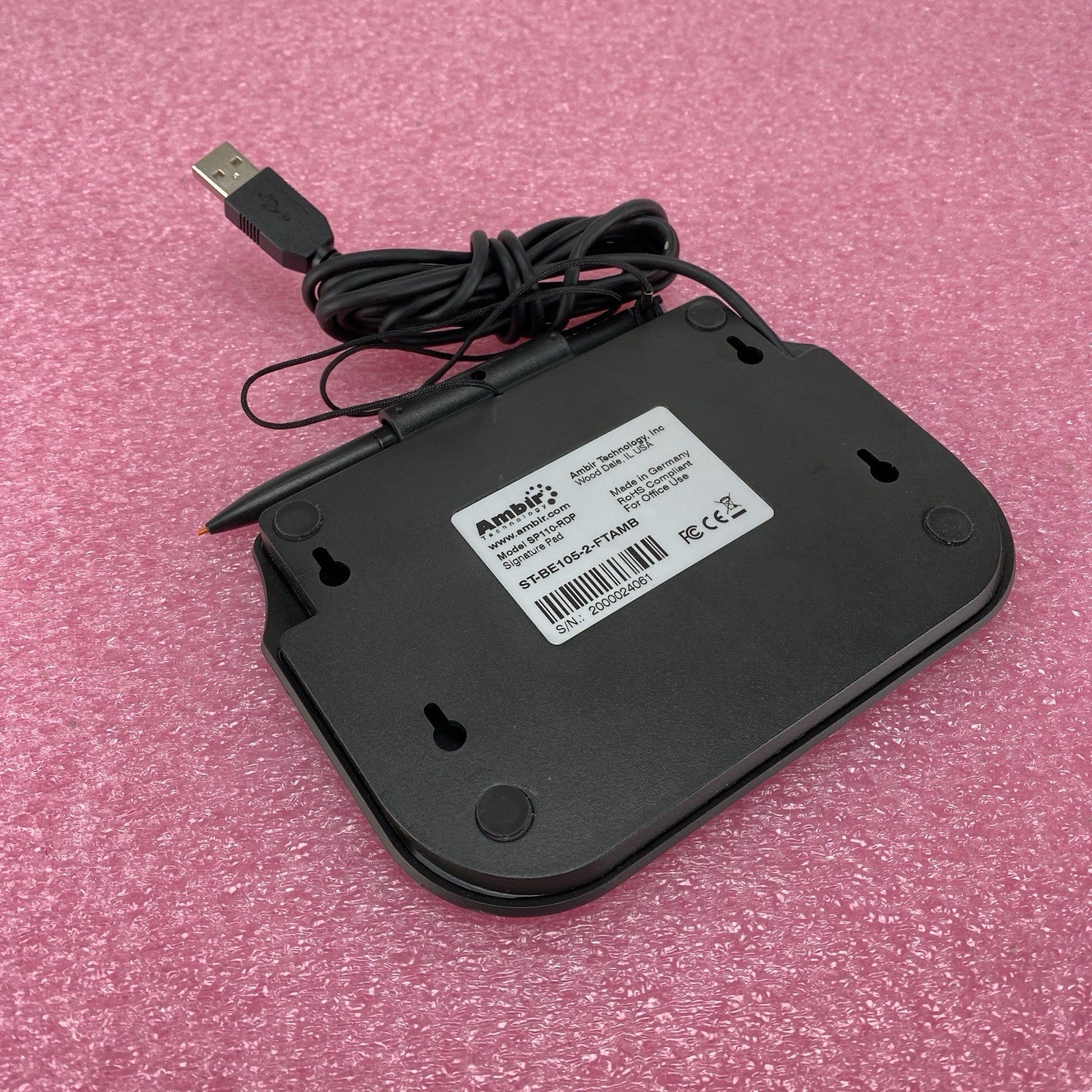 Ambir Technology SP110-RDP Signature Pad Tested