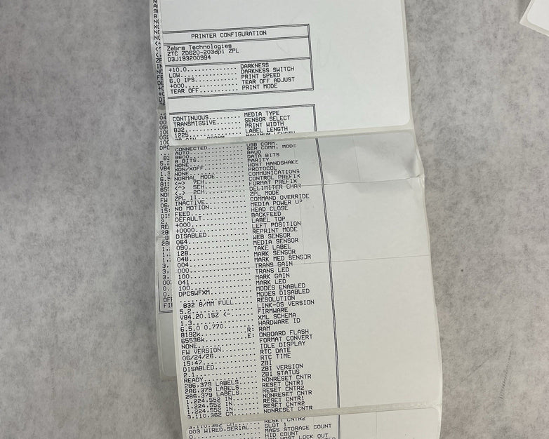 Zebra ZD620 Thermal Label Printer Tested Working