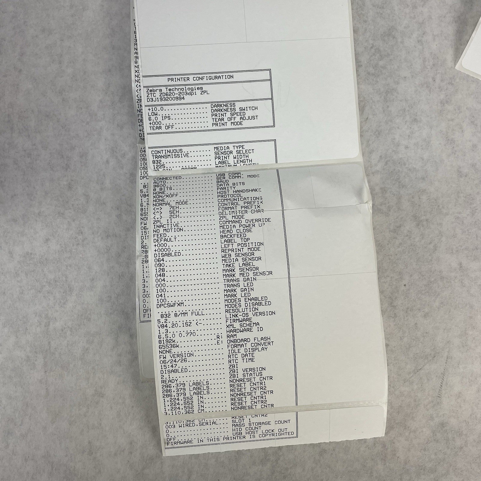 Zebra ZD620 Thermal Label Printer Tested Working13