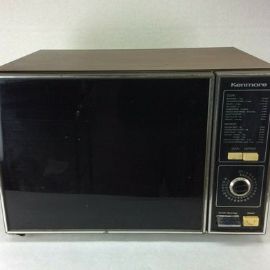 Vintage 1979 Kenmore Sears Microwave Wood Grain Model 564.9938010