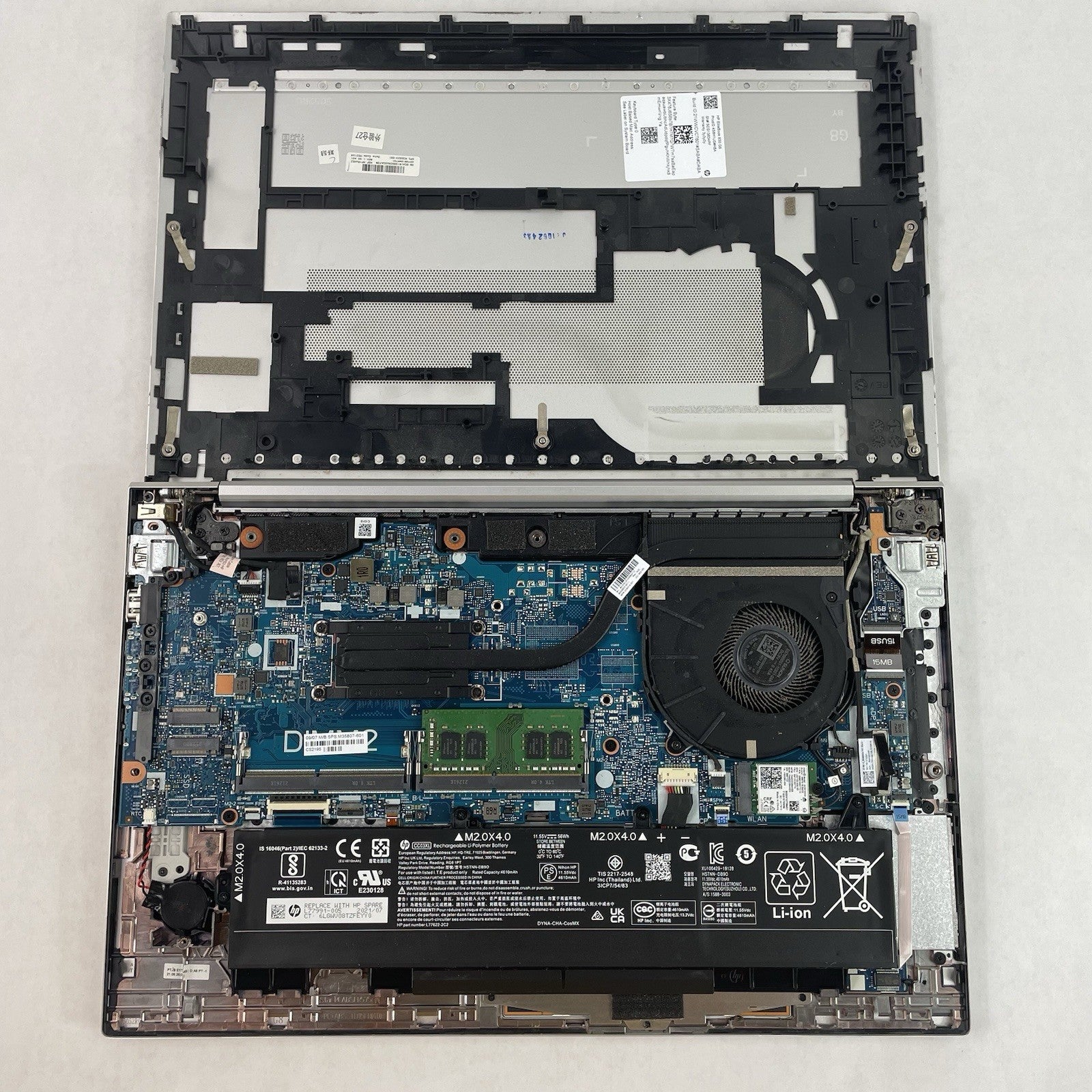 HP EliteBook 850 G8 15.6" i5-1145G7 2.60 GHz 8 GB RAM No SSD/OS/AC - Bad USB16