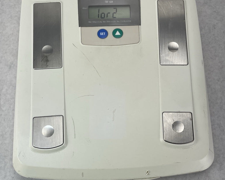 Tanita TBF-604 Body Fat Monitor Scale Power Tested