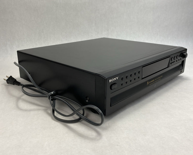 Sony CDP-CE375 5 Disc Ex-Change System/Player With Remote - Tested