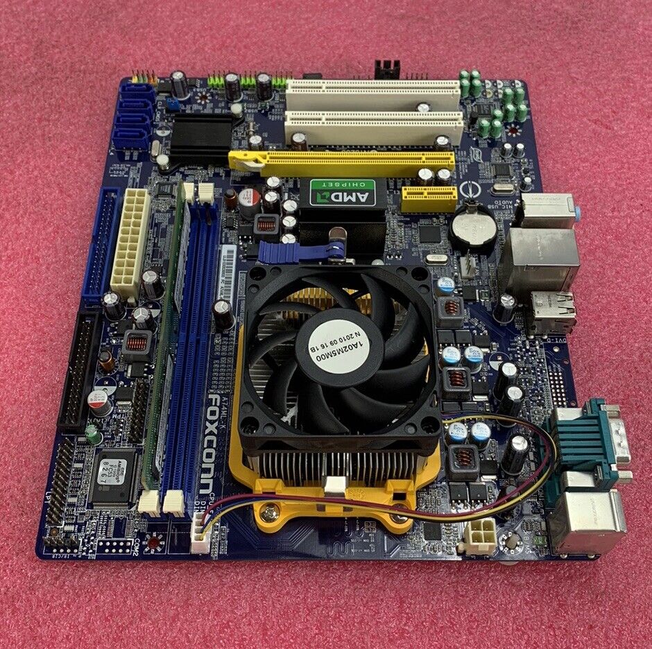 Foxconn A74ML-K Motherboard AMD Sempron 140 2.7GHz 2GB RAM w/Shield