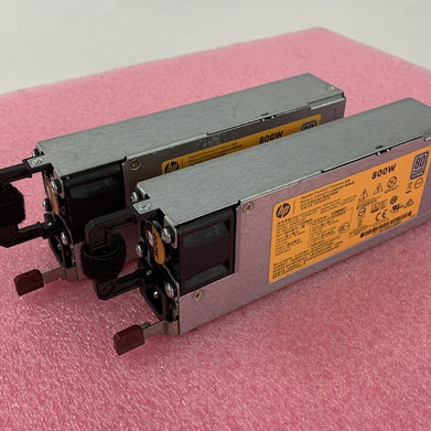 HP HSTNS-PL41 723599-001 800W Power Supply (Lot of 2)