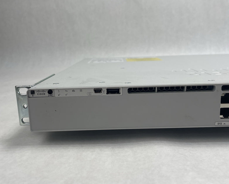 Cisco Catalyst C9300L-24T-4G-E V01  24-Port 9300 Tested & Reset 2x PSU