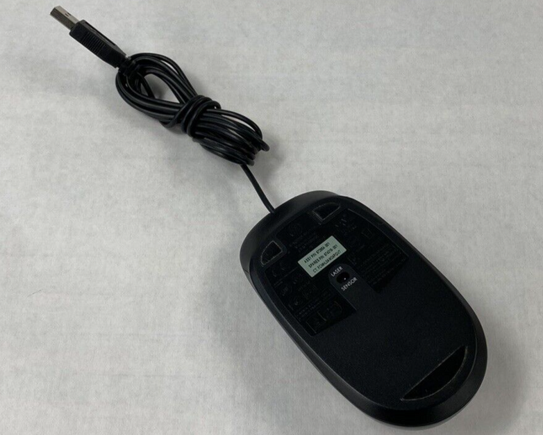 Lot of 4 HP 672652-001 USB 2 Button Optical Mouse Black Tested