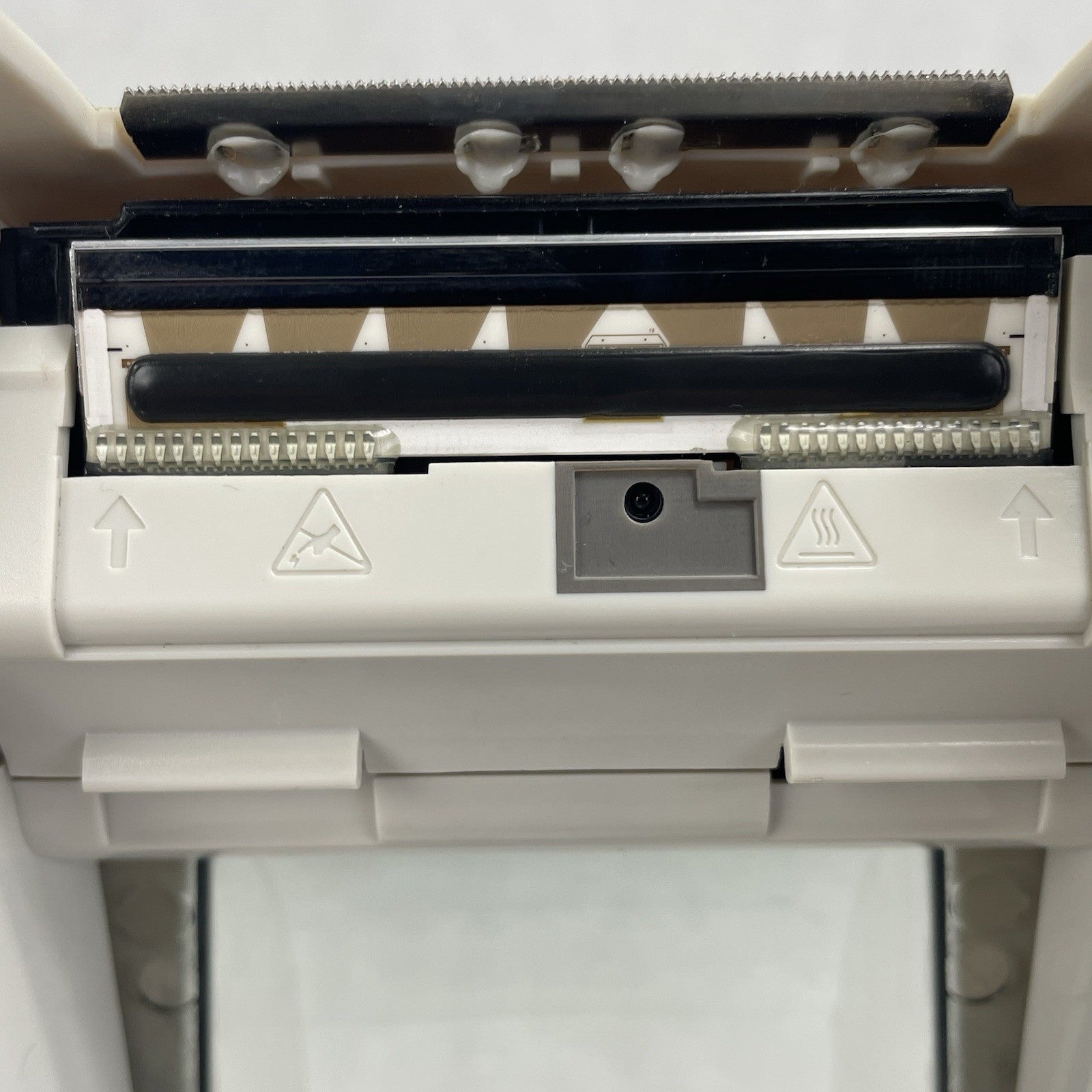 Zebra LP 2824 Z Direct Thermal Barcode Label Printer Tested For Parts No Clamps