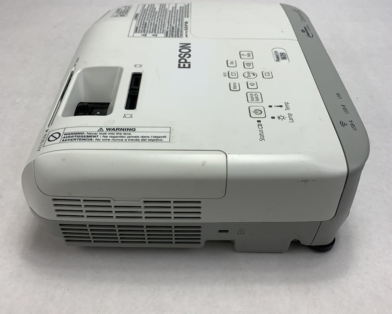 Epson PowerLite W29 H690A LCD Lamp Projector 252 Lamp Hours - No Remote