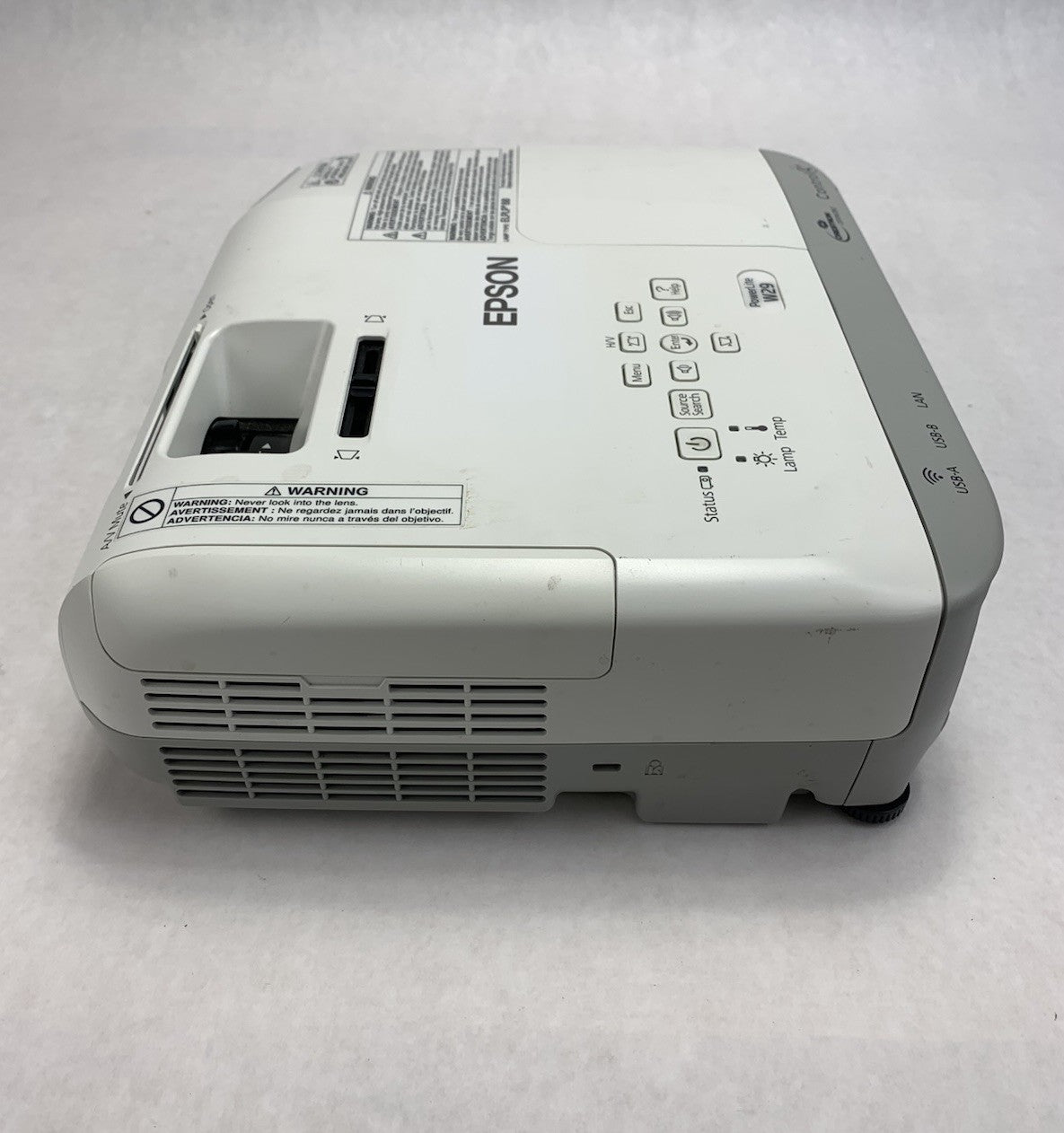 Epson PowerLite W29 H690A LCD Lamp Projector 252 Lamp Hours - No Remote2