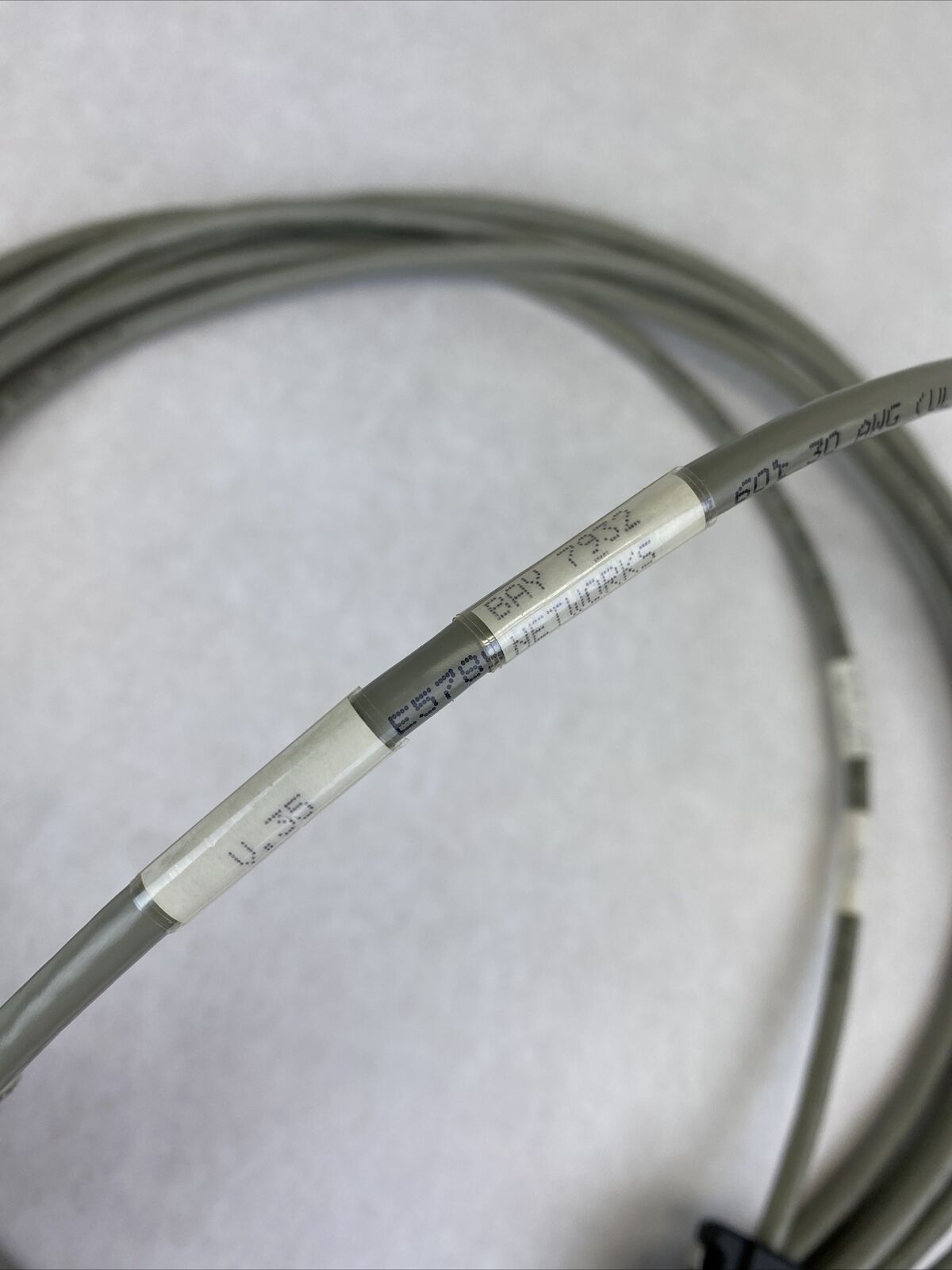 Bay Networks 7932 Male DTE to Smart Serial V.35 Cable Grey 15' (Lot of 5)