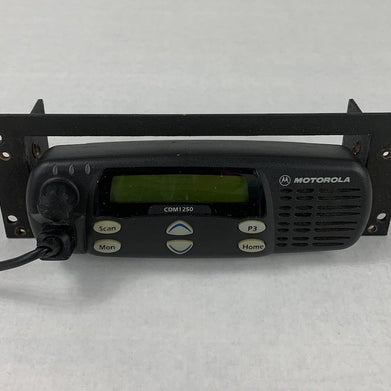 Motorola CDM1250 Mobile Radio Front Unit w/ Microphone