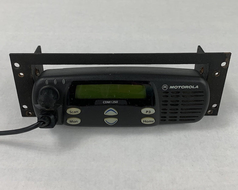 Motorola CDM1250 Mobile Radio Front Unit w/ Microphone