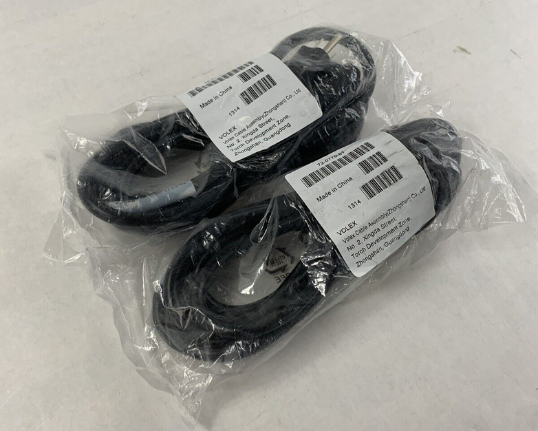 Volex Power Cord 72-0770-01 Lot of 2