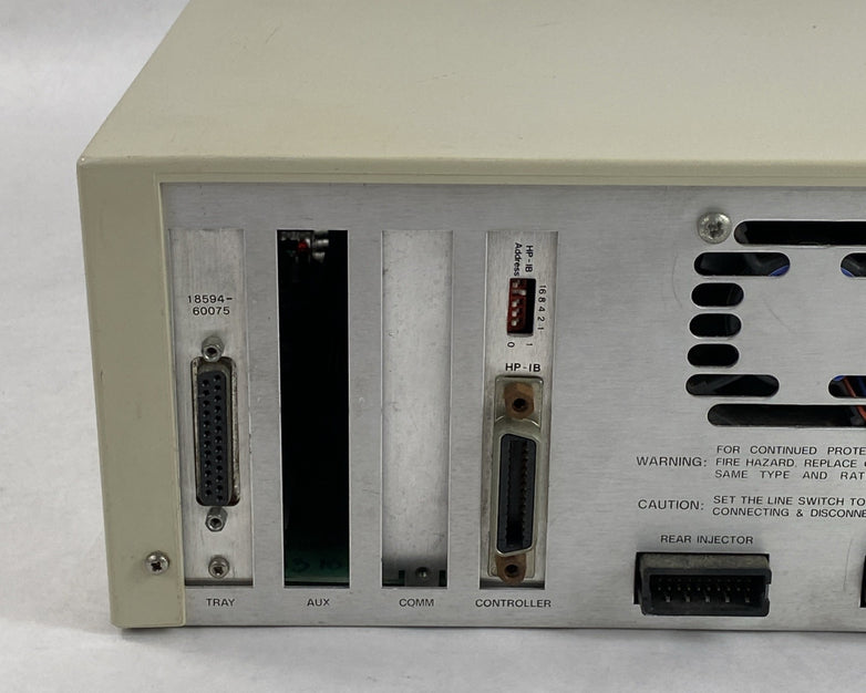 HP 18594B 7673 Autosampler Controller Module w/ Power Cord