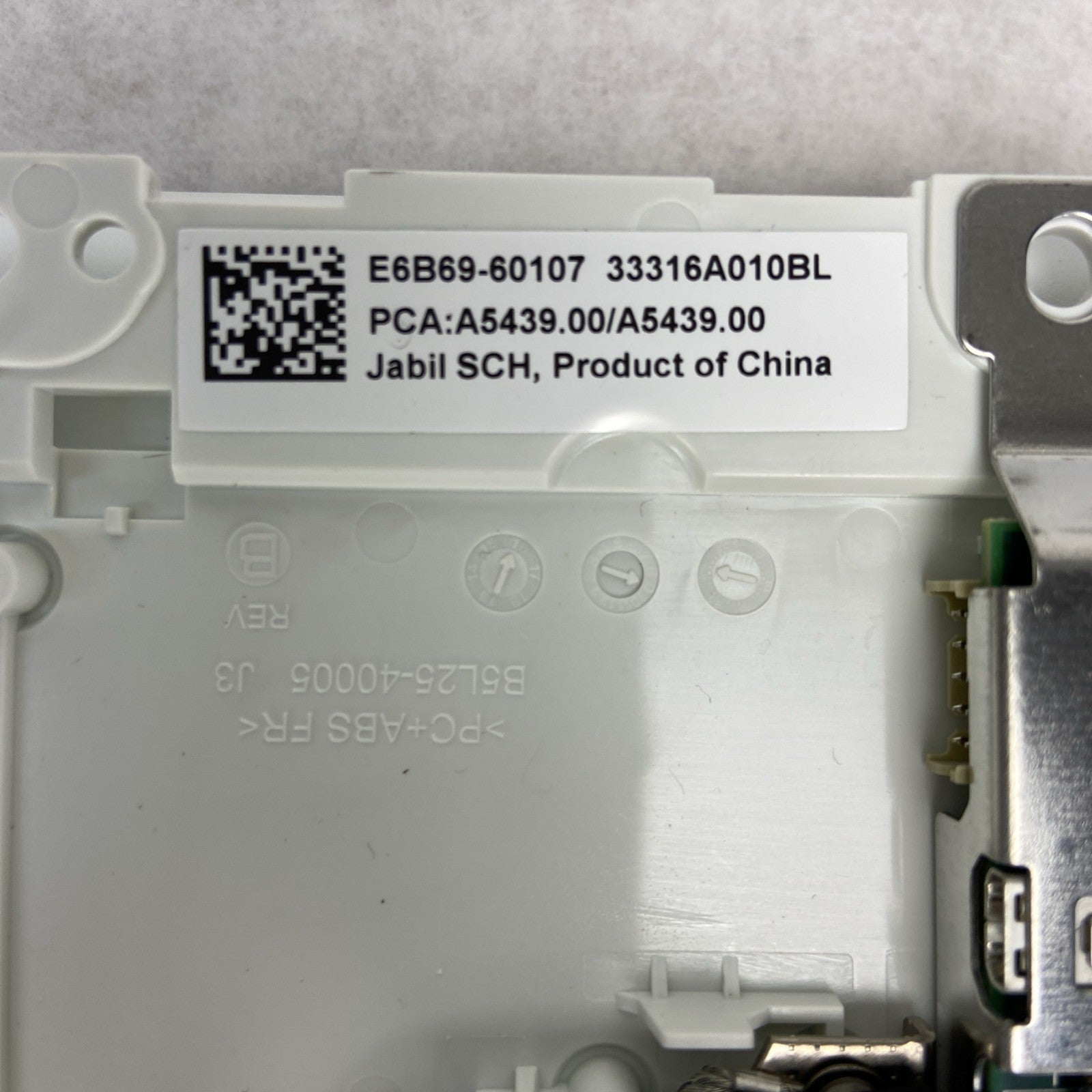 HP LaserJet M605 M606 E6B69-60107 Touch Control Panel Display