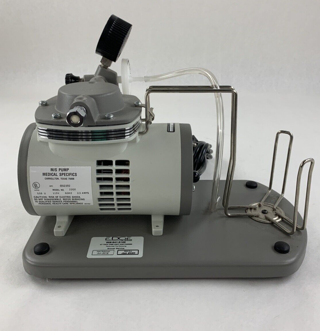 Medical Specifics 2200 M/S Pump Personal Suction Pump Powers and Pumps