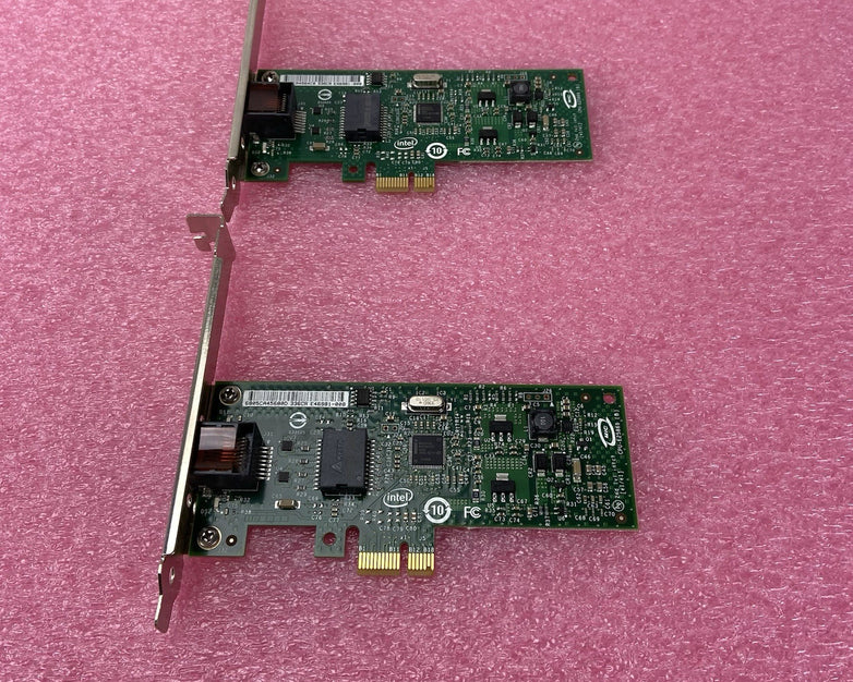 Lot of 2 Intel Gigabit CT Desktop Adapter PCIe EXPI9301CTBLK