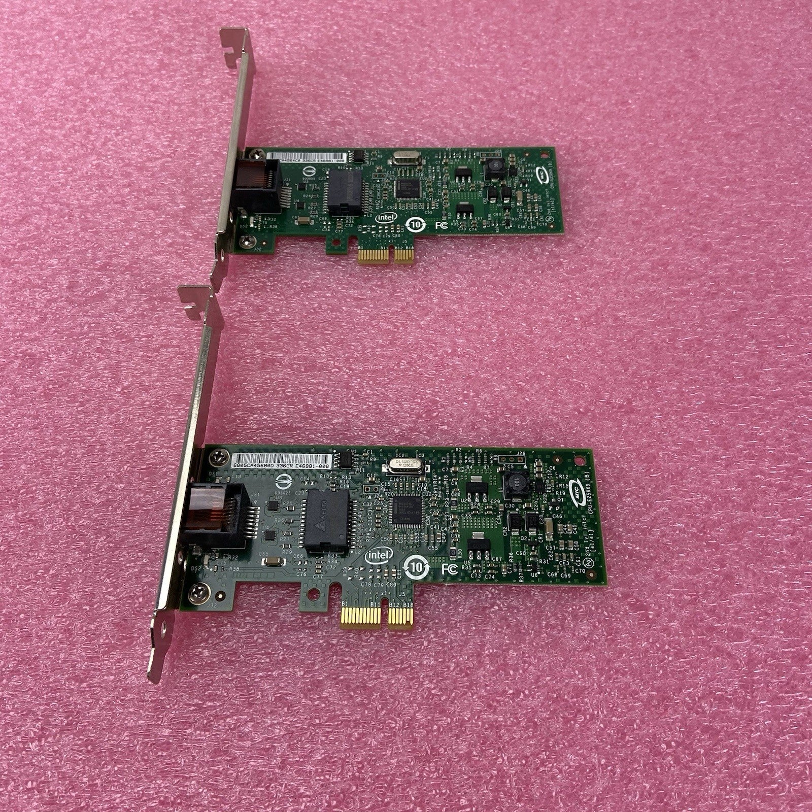 Lot of 2 Intel Gigabit CT Desktop Adapter PCIe EXPI9301CTBLK4
