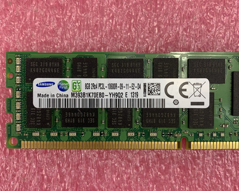 Samsung 8GB 2Rx4 PC3L-10600R-09-11-E2-D4 RAM Stick (Lot of 6)