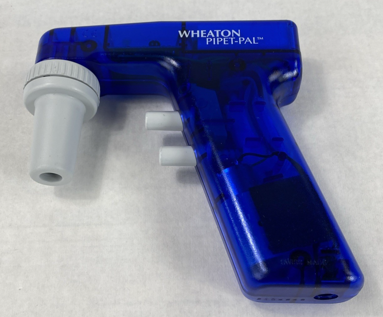 Wheaton Pipet-Pal 1-100mL Blue Pipette Controller Pipet Filler Untested