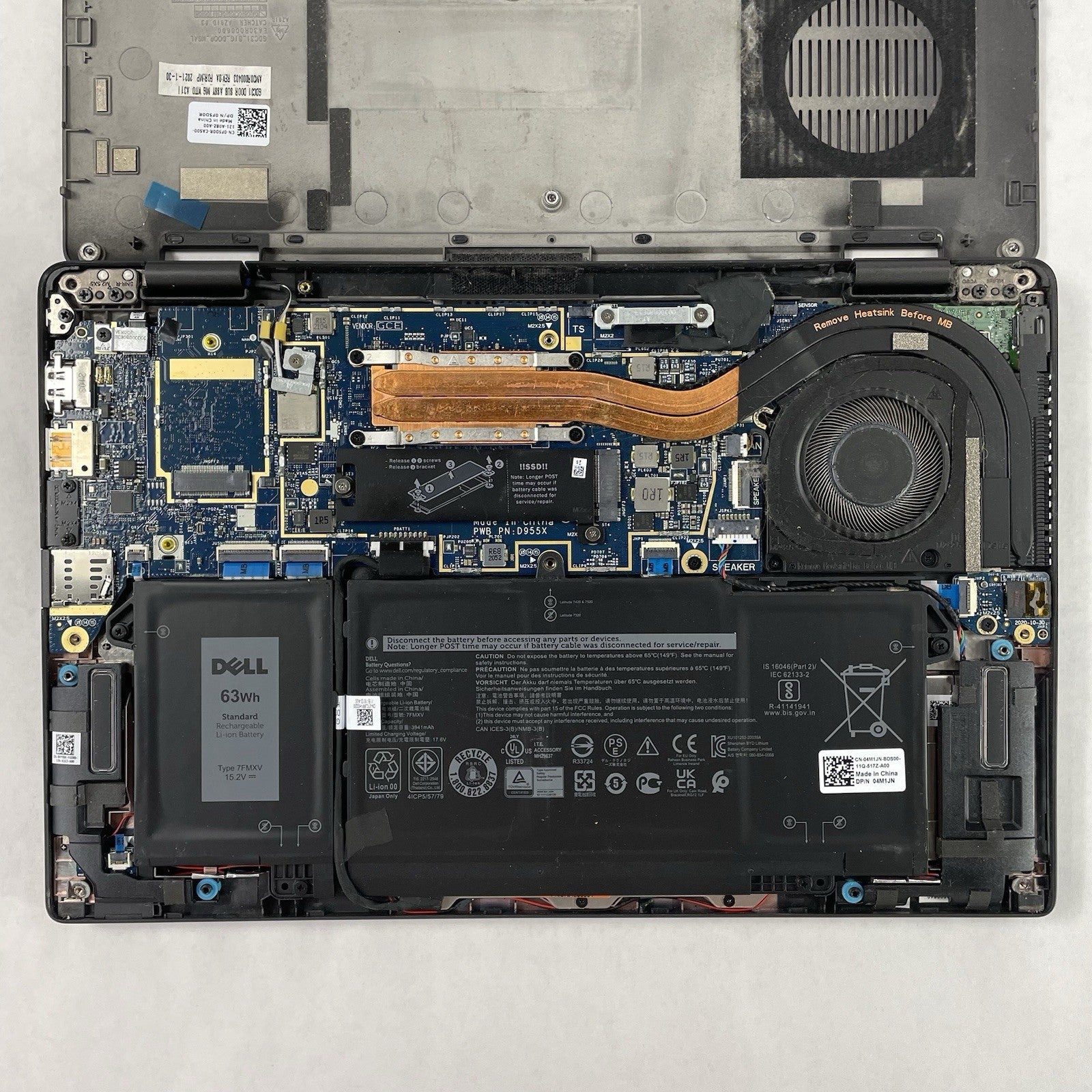 Dell Latitude 7320 13.3" i7-1185G7 3.00 GHz 32 GB RAM No SSD No OS No AC16