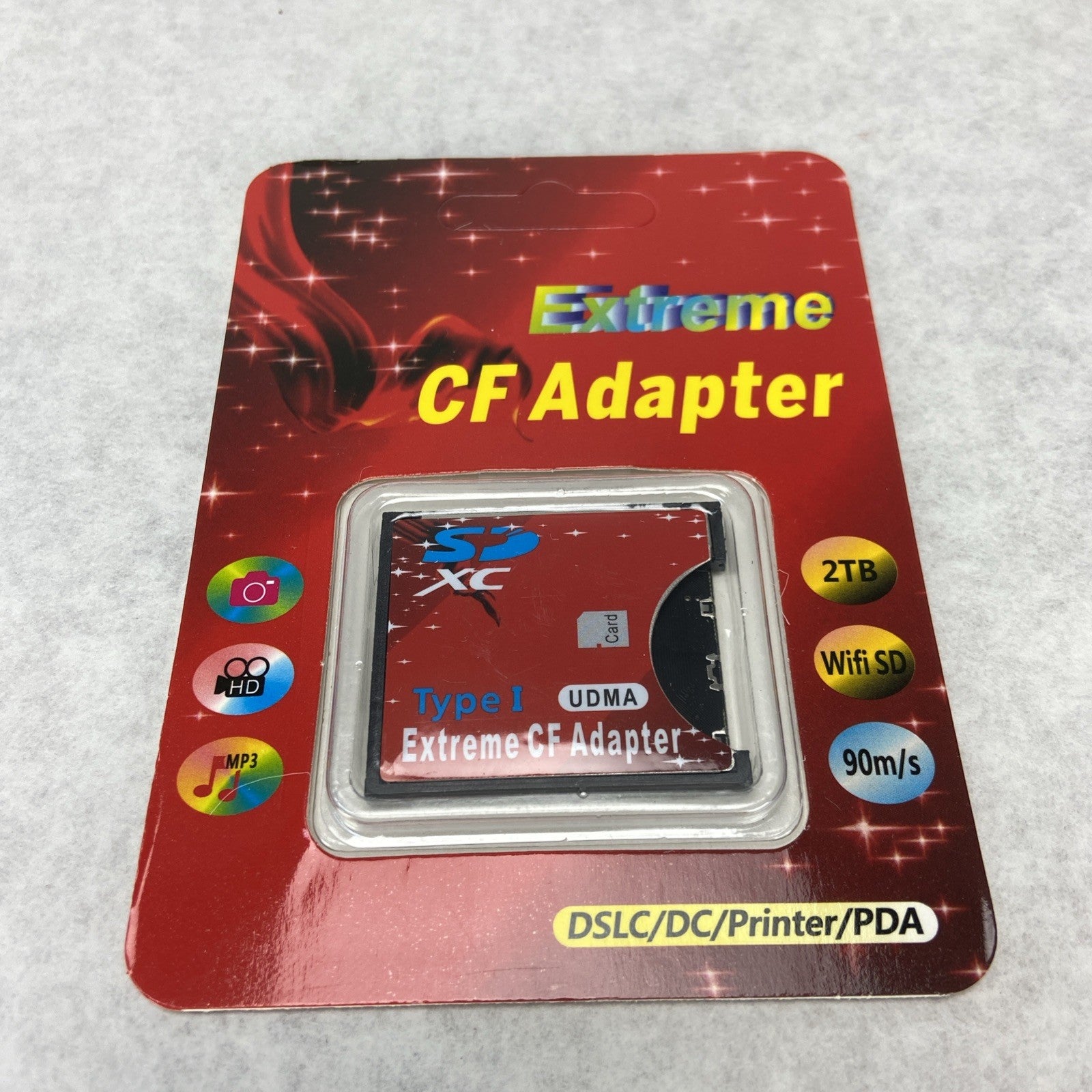 Extreme CF Adapter Type 1 Wifi SD - Lot of 5 NEW