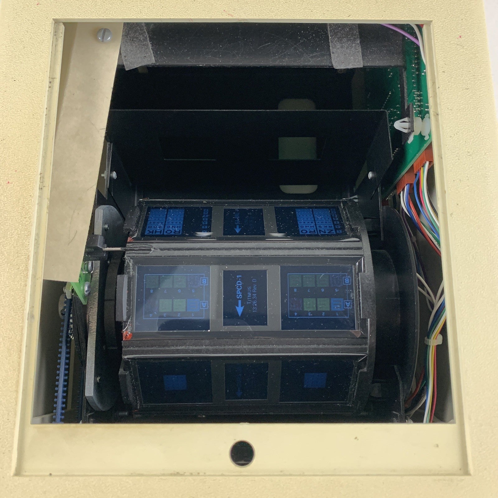Titmus 2a Vision Screener Tester Powers on W/ Manual and Test Card
