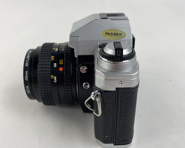 Minolta X-370 SLR Film Camera w/ Minolta 50mm 1:1.7 Lens - Untested Parts