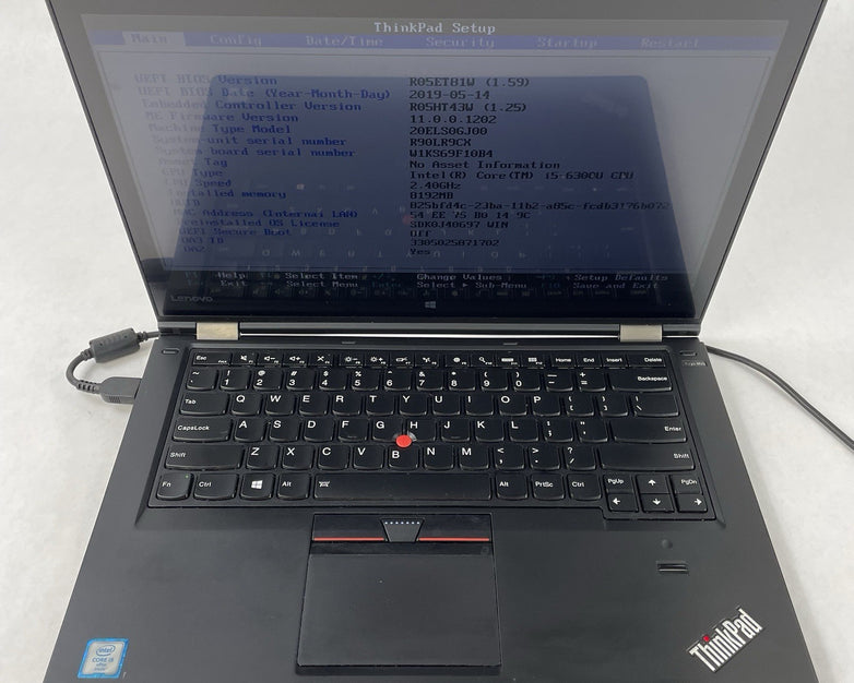 Lenovo ThinkPad Yoga 460 14" i5-6300U 2.40 GHz 8 GB RAM No SSD/OS/AC