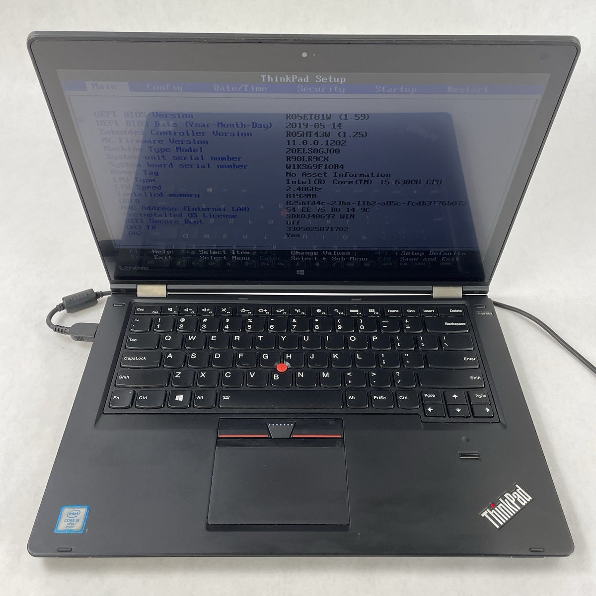 Lenovo ThinkPad Yoga 460 14" i5-6300U 2.40 GHz 8 GB RAM No SSD/OS/AC2
