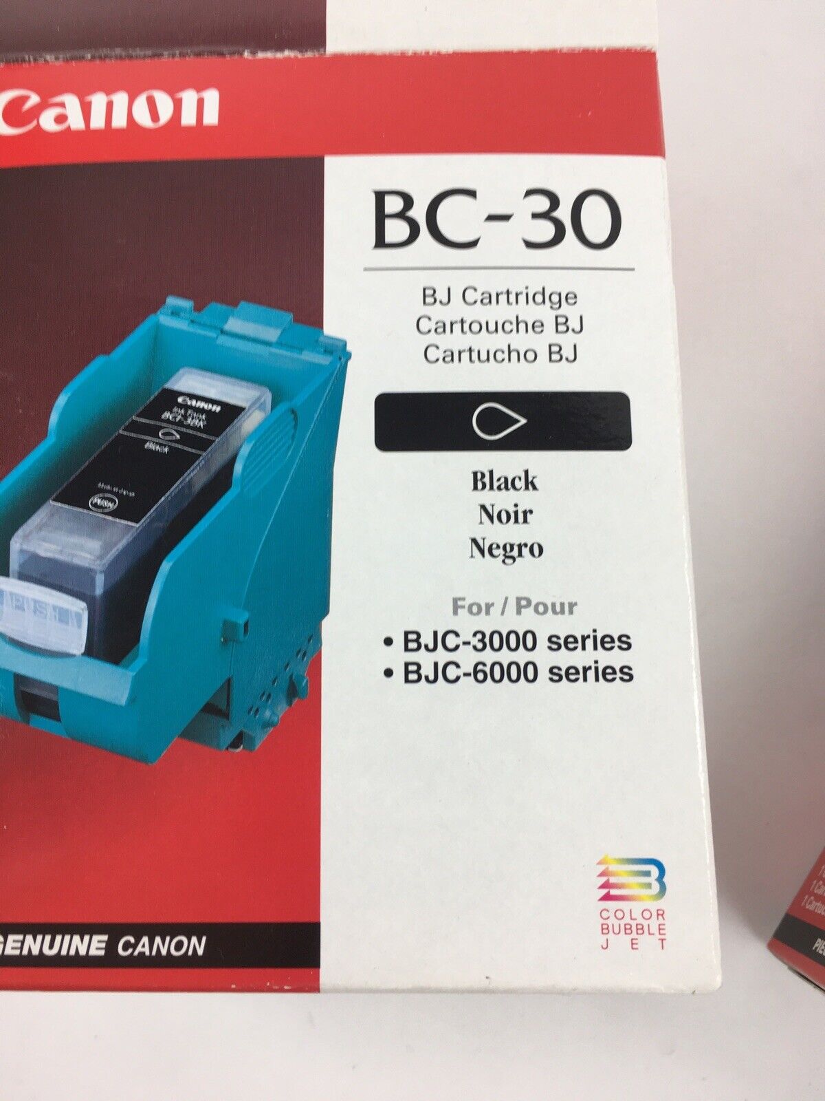 Canon BC-30 Black BJ Cartridge (Lot of 2)
