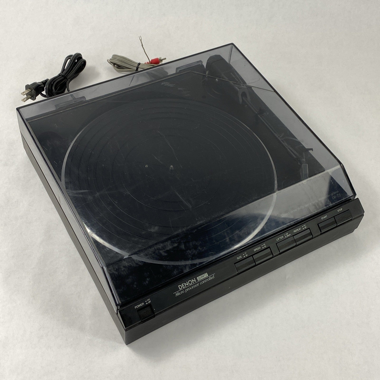 Denon DP-7F Quartz Turntable Tested
