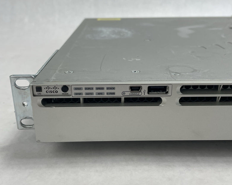Cisco Catalyst C3850-12XS-S V03 12 Port 10GB SFP+ Fiber Tested & Reset