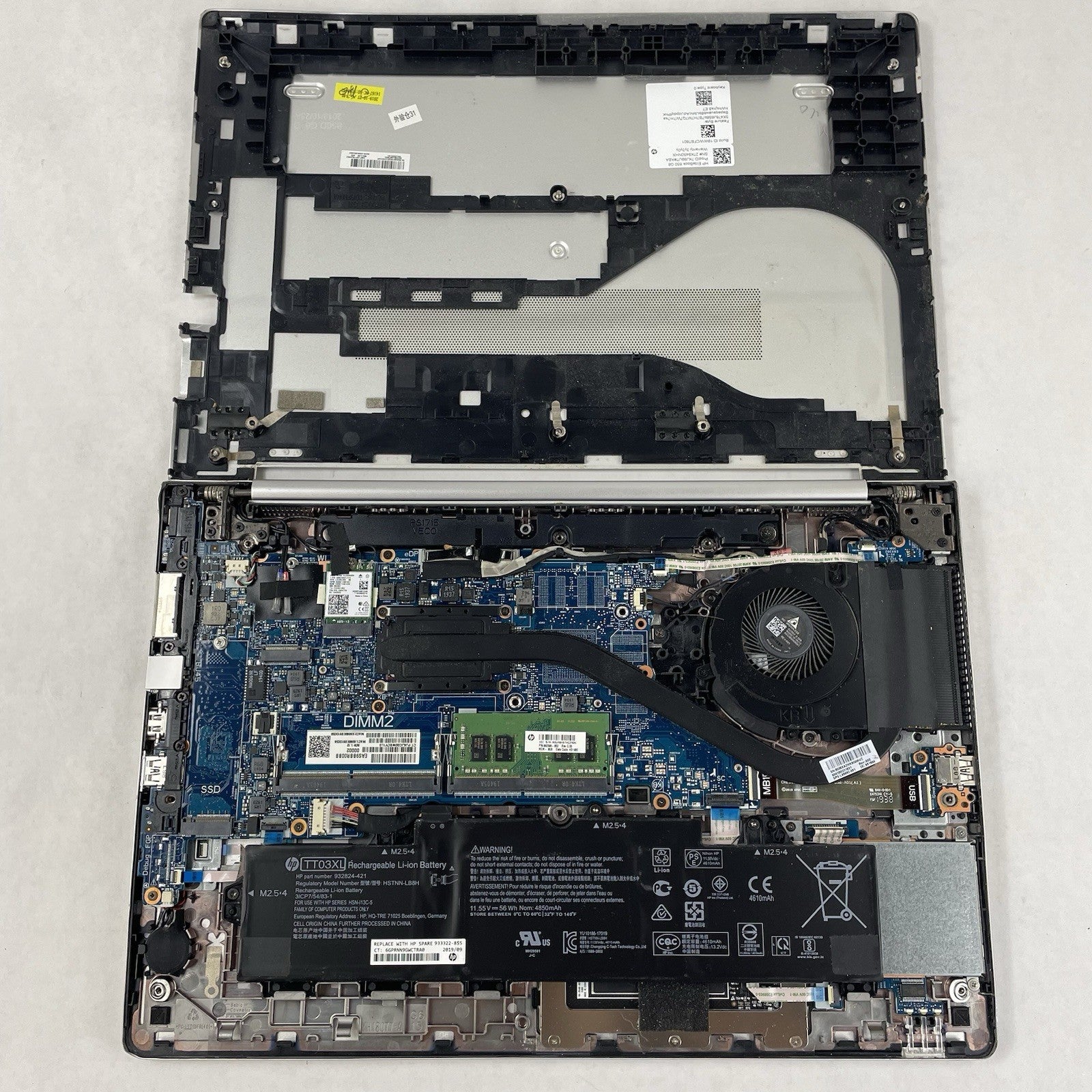 HP EliteBook 850 G6 15.6" i5-8365U 1.60 GHz 8 GB RAM No SSD/OS/AC - Dent16