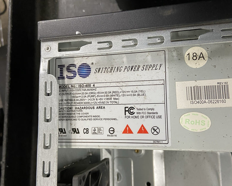 FoxConn TS001-V-D350A Mini Tower Bare Bones Case No PSU