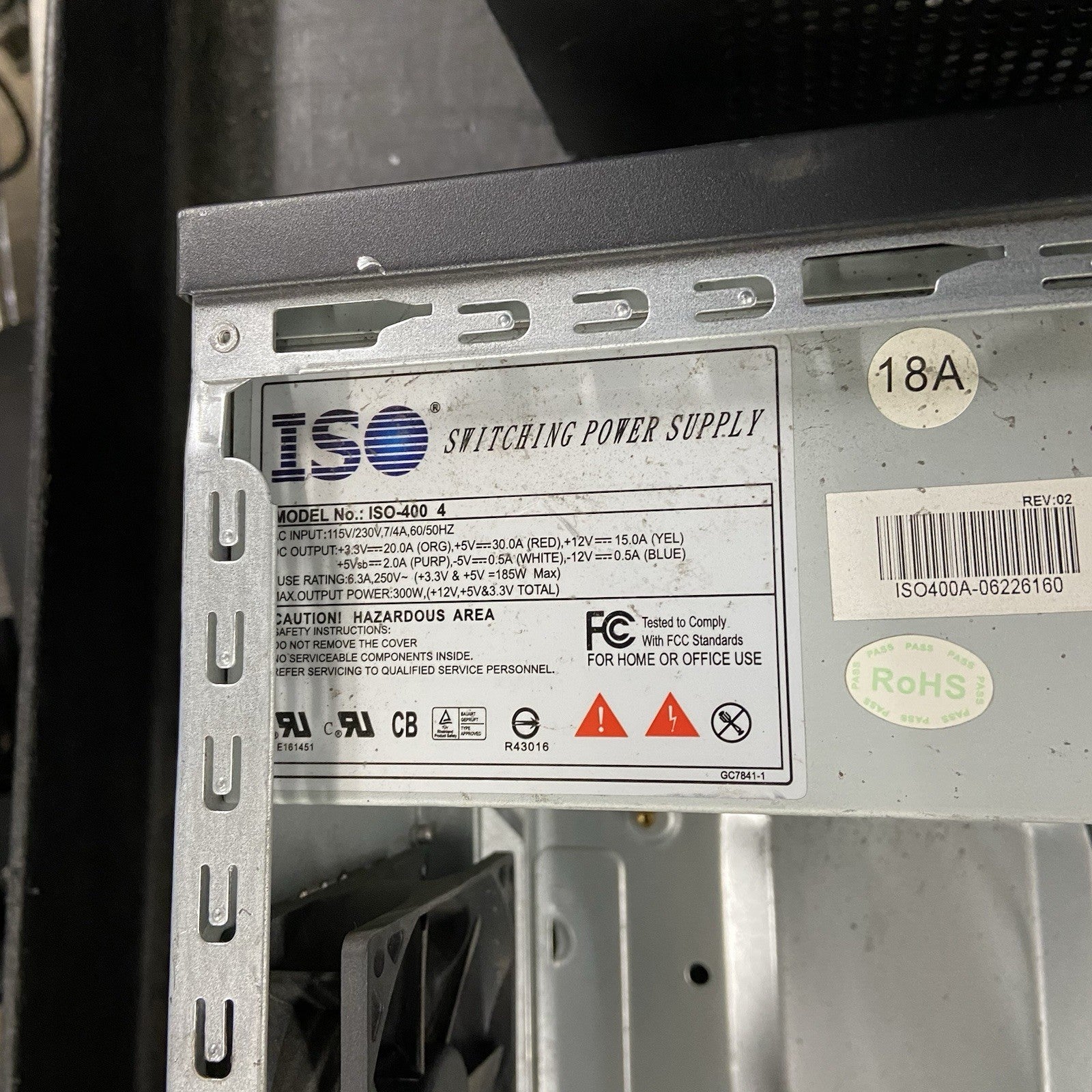 FoxConn TS001-V-D350A Mini Tower Bare Bones Case No PSU10