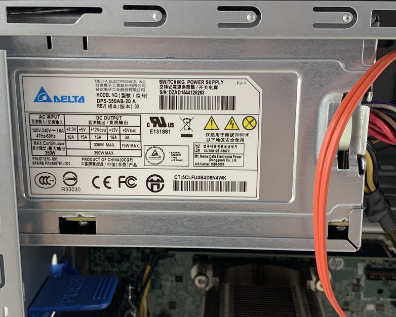 HP Proliant ML310e Gen8 v2 Server Xeon E3-1220 V3 3.1 GHz 8 GB Ram No HDD No OS