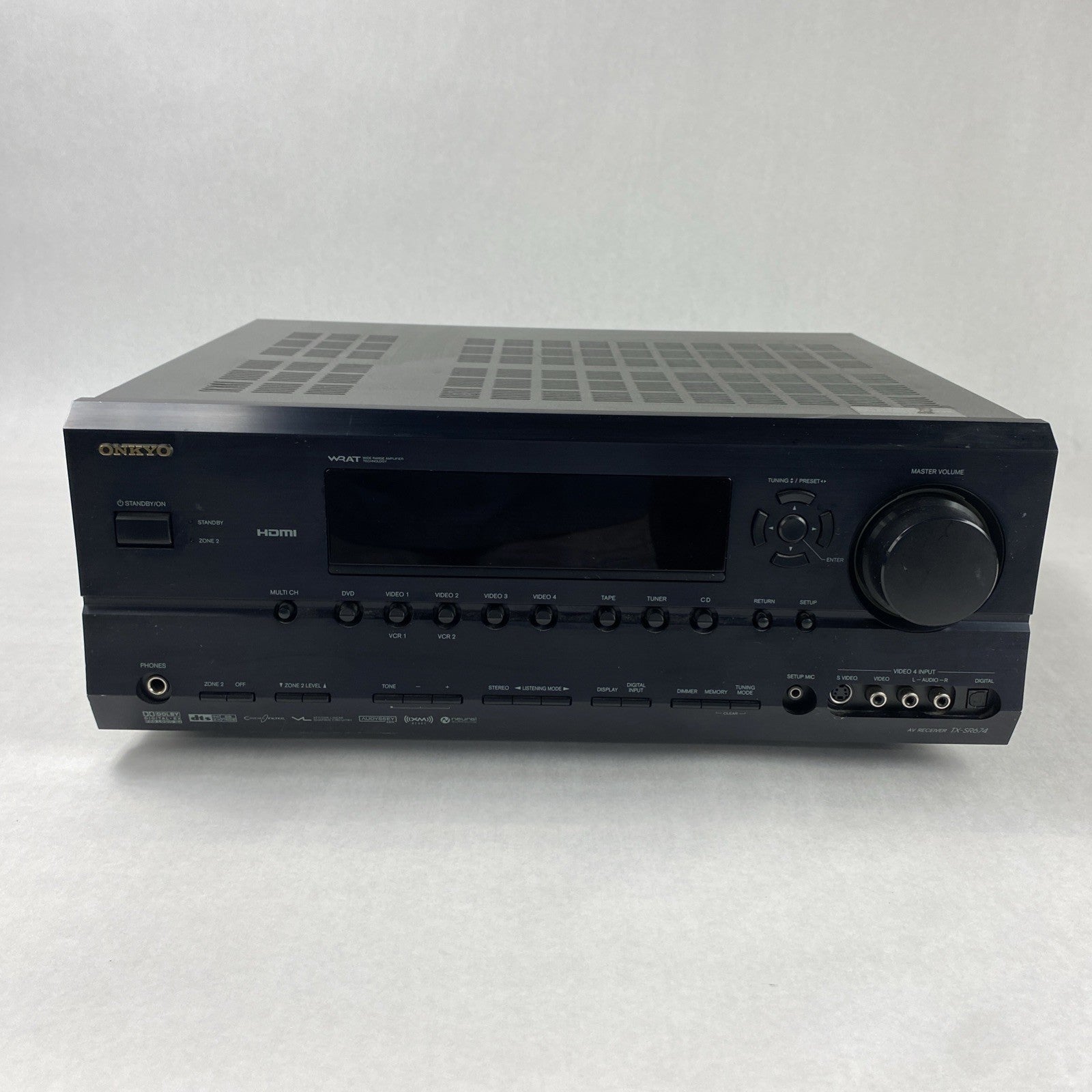 Onkyo TX-SR674 7.1 Channel AV Receiver No Remote