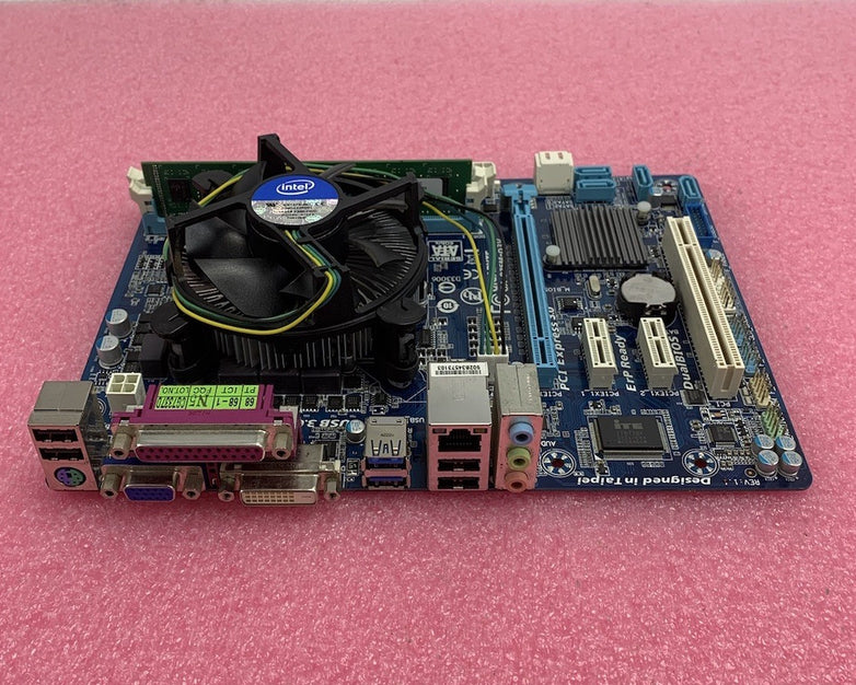Gigabyte GA-B75M-D3V Motherboard Intel Core i3-3220 3.3GHz 8GB RAM No Shield