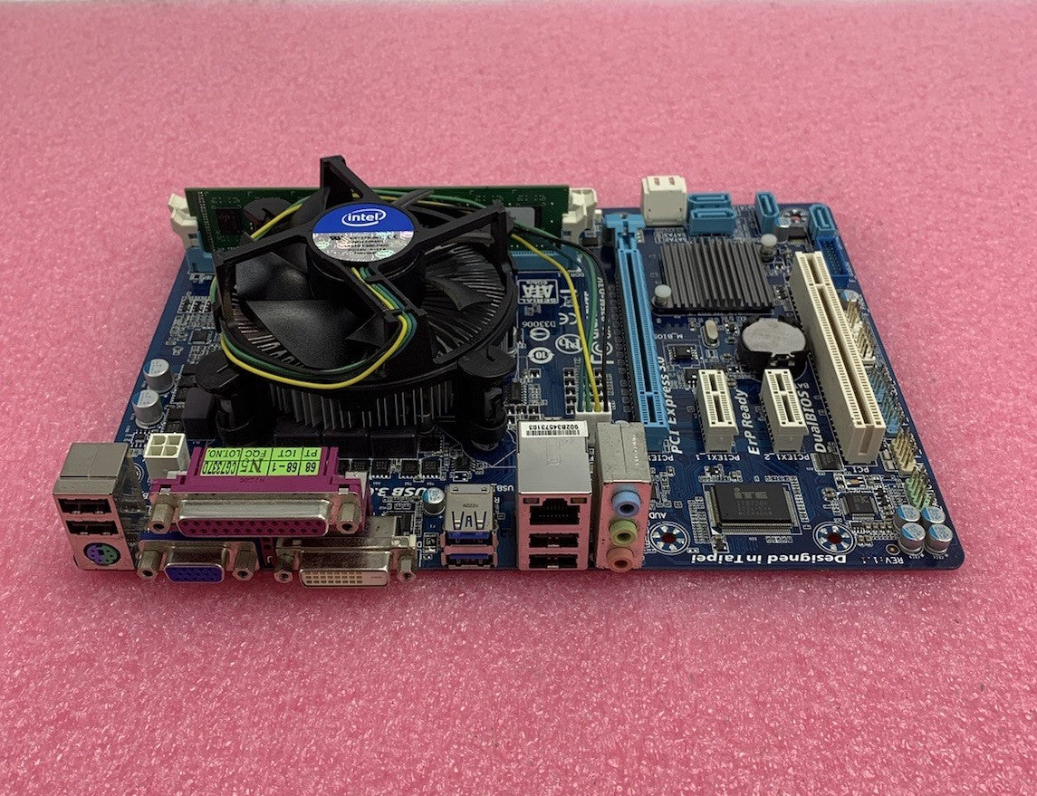 Gigabyte GA-B75M-D3V Motherboard Intel Core i3-3220 3.3GHz 8GB RAM No Shield