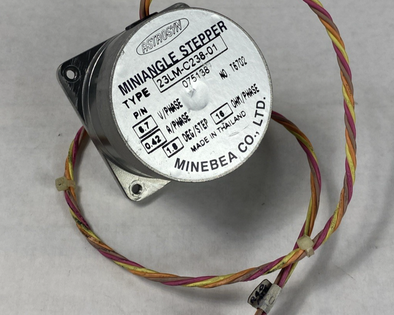 Astrosyn 23LM-C238-01 Miniangle Stepper Motor 1.8 Deg/Step No. T6702