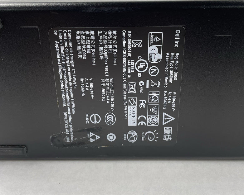 Dell OptiPlex 790 DT Intel Core i5-2500 3.30 GHz 4 GB RAM No HDD No OS