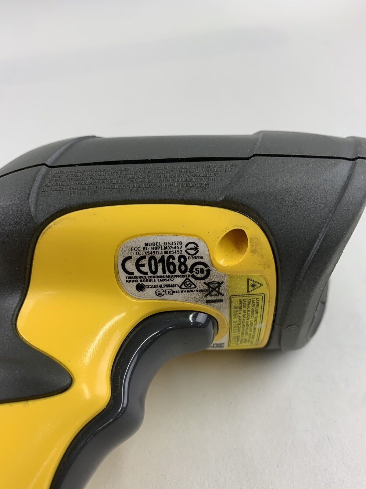 Symbol DS3578 Wireless Barcode Scanner - For Parts or Repair