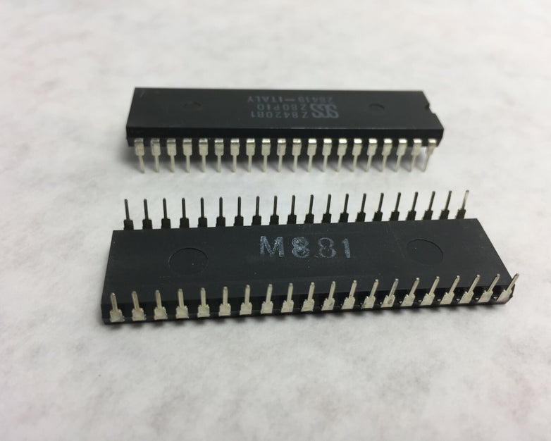 (2)  SGS Z8420B1 PIO Parallel In/Out Controller   NOS  Lot of 2