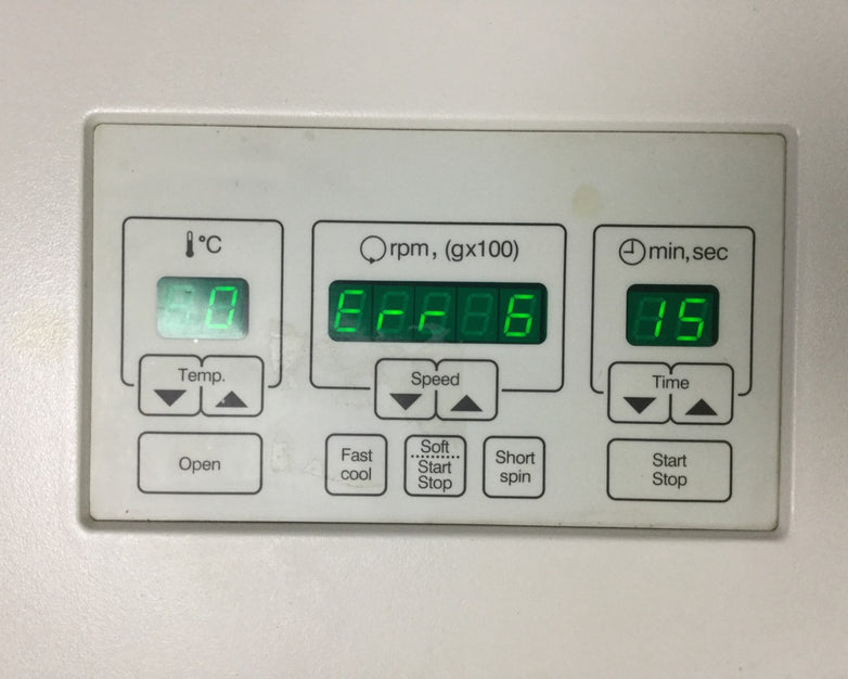 Eppendorf 5402 Centrifuge  Includes Power Supply  Err 6  Parts or Repair Only