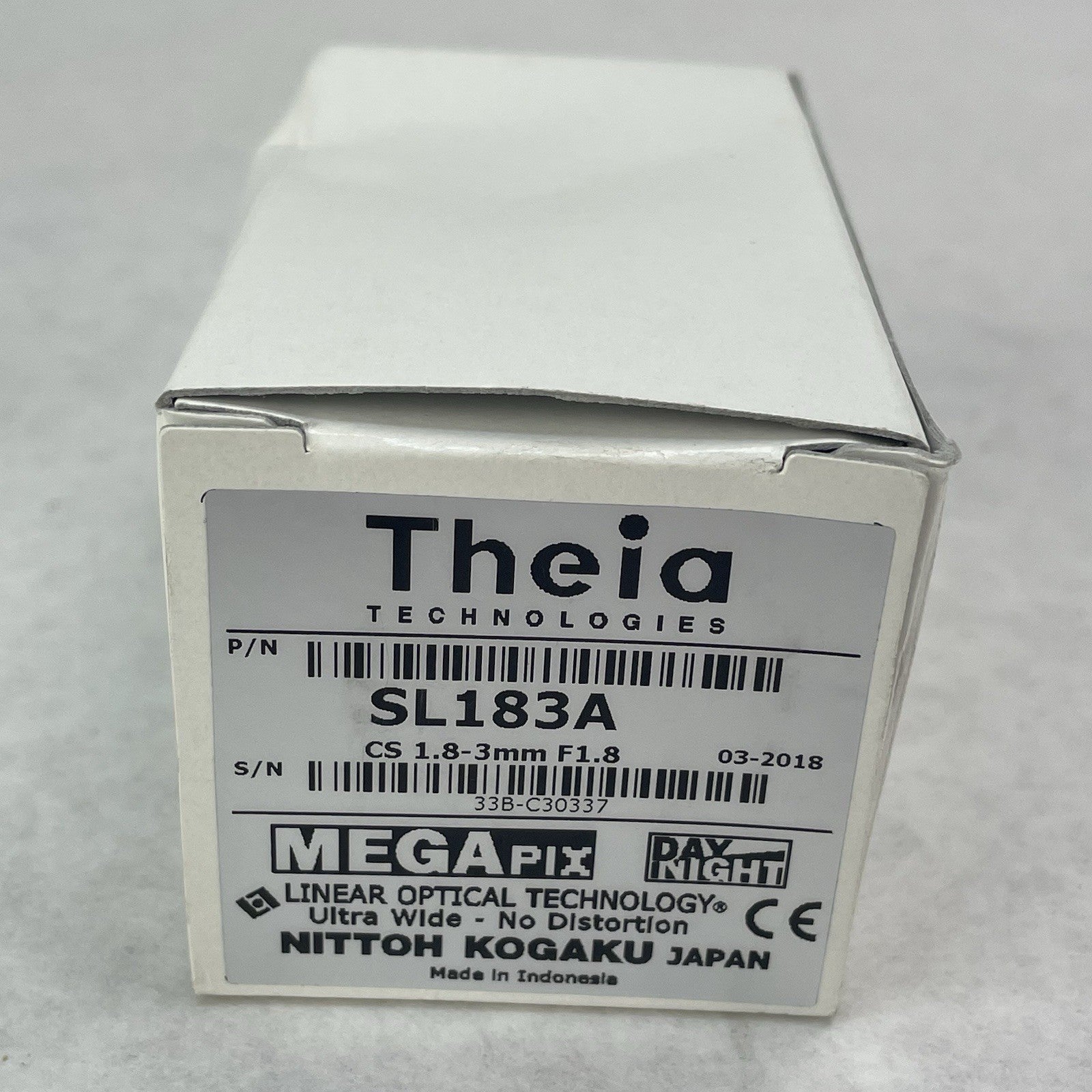 THEIA SL183A CS Lens 1.8-3MM F1.8 Pro 4K Manual Iris HD 1080p - Ultra Wide / Day2