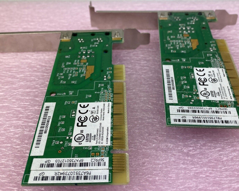 Lot of 2 Conexant RD02-D490 modem PCI cards 56PRC2