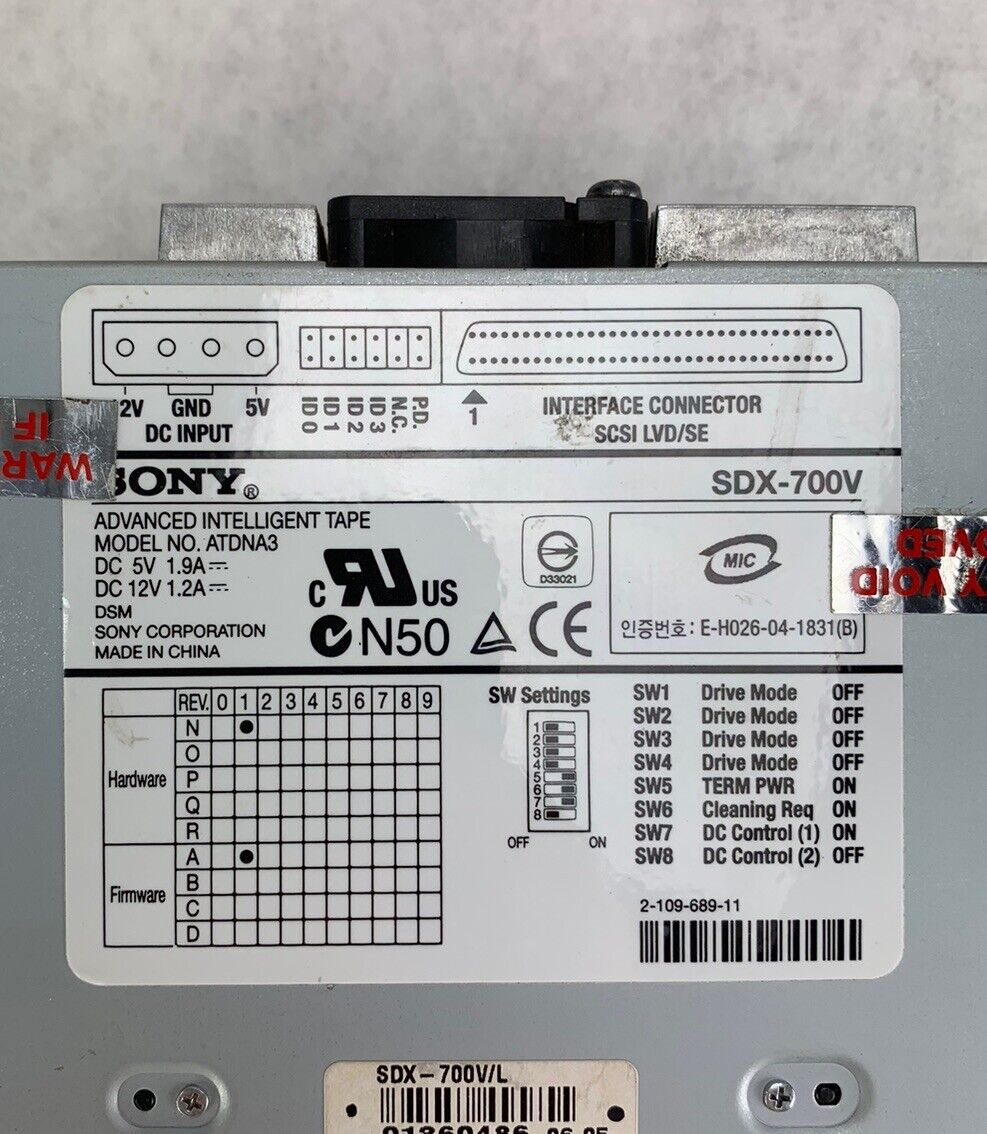Sony ATDNA3 SDX-700V/L ATDNA3 SCSI 68PIN